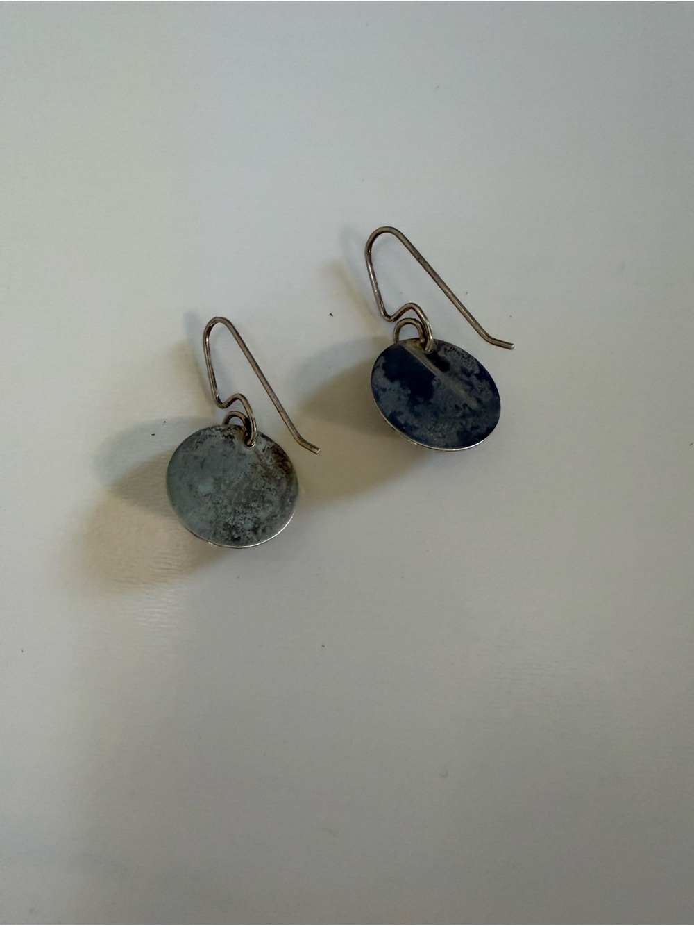 Silver & Lapis Drop Earrings - Picture 3 of 6